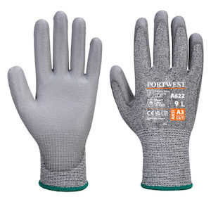 Cut Level C Portwest PU Palm Glove (A622)