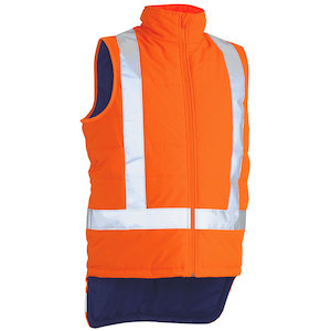 Bisley TTMC Puffer Vest Taped with X Back (BV0379XT)