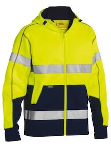 Bisley Hi Vis Taped Fleece Hoodie (BK6819T)