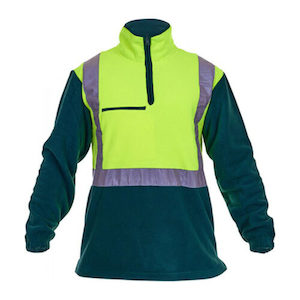 Hoodies/Pullovers: Caution Hi Vis Taped Polar Fleece (PCF1012)