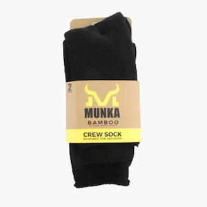 Munka Bamboo Crew Socks 2 Pack