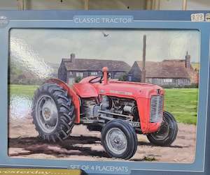 Gifts For Him, Tablemats, Red Tractor