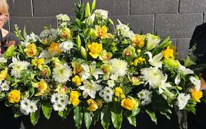 Flower Arrangement Casket  Spray, Extra Special