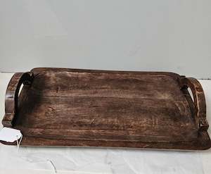 Wooden Tray with Handles - Large