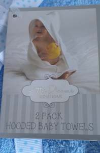 Florist: Hooded Baby Towel