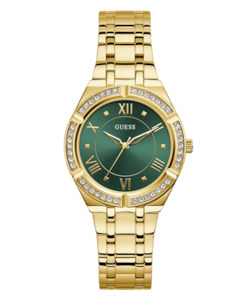 COSMO GREEN DIAL GOLD WOMEN'S WATCH GW0033L8