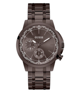 Guess GW0490G5 CHOCOLATE BROWN CASE CHOCOLATE BROWN STAINLESS STEEL WATCH