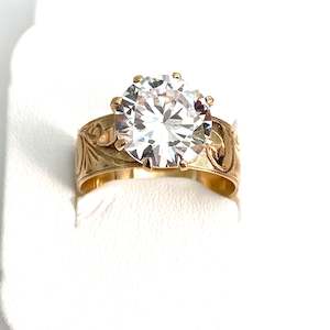 9ct. Gold Hawaiian Ring