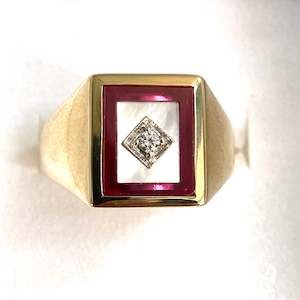 9ct. Gold Men's Ring