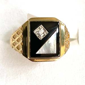 9ct. Gold Men's Ring