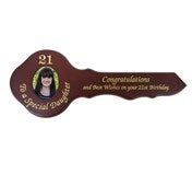 Jewellery: 21'st Key - Wooden Photo To A Special Daughter