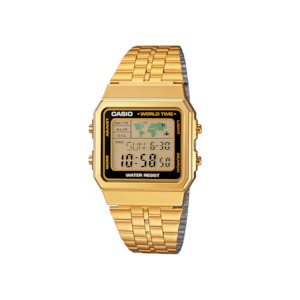 A500WGA-1D CASIO Vintage Digital Gold Watch