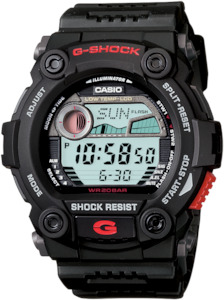 Jewellery: G-Shock G7900-1D Black Red