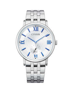 CITIZEN Quartz Silver and Blue Watch BE9170-72A