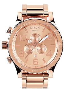 Nixon 51-30 Chrono All Rose Gold