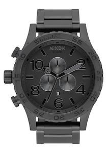 Nixon 51-30 Chrono All Matte Black / Black