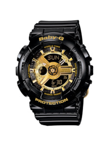 Baby-G BA110-1A Gold Black