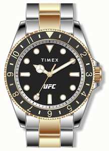 Jewellery: Timex x UFC Debut Black Dial / Two-Tone Stainless Steel