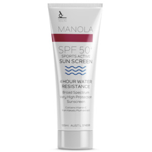 Manola Spf 50+ Sports Active Sunscreen