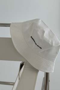 Bucket Hat Washed White