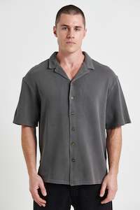 NTH Waffle Shirt Charcoal