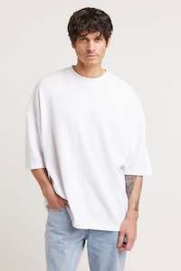 NTH Waffle Tee White