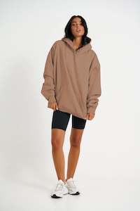 Unisex Roman Oversize Hoodie Choc