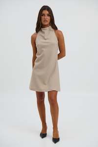 Kash Mini Dress Beige