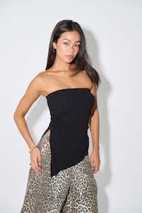 Brandy Strapless Top Black