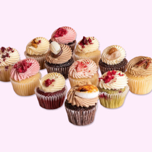 Assorted Cup Cake Box 4 Pack