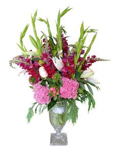 Christmas Bouquet with vase