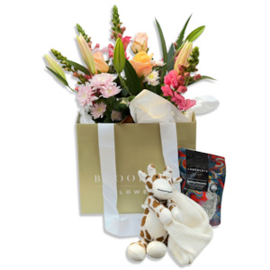 Flower: Welcome Baby Gift Package