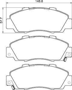 Front Brake Pad Set