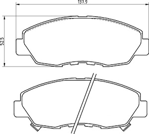 Front Brake Pad Set