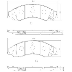 Premium Front Brake Pad Set