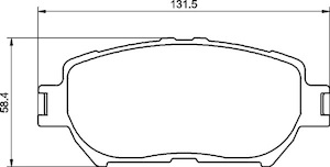 Premium Front Brake Pad Set