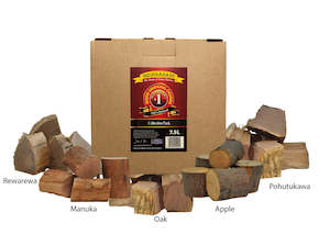 Woodchip: Collection Pack (Chunks) 5pk - Apple, Manuka, Oak, Pohutukawa, Rewarewa