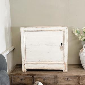 General: One Door Cabinet - Painted White