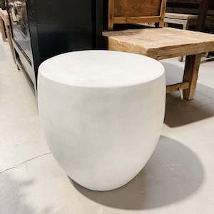 Furniture: Smooth Grey Stool