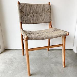 Teak Chair w Seagrass Woven Seat