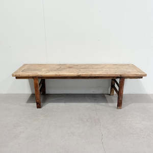 Antique Rustic Bench NATURAL / WARM BROWN