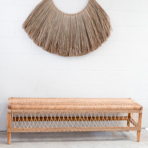 Rattan Bench Seat