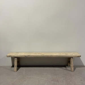 Antique Rustic Bench NATURAL/BLONDE