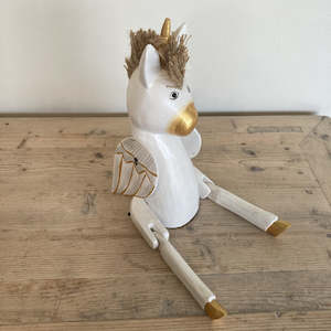 Rabbits And Friends: Wooden Animal - UNICORN