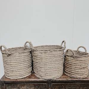 Seagrass / Water Hyacinth Basket Weave