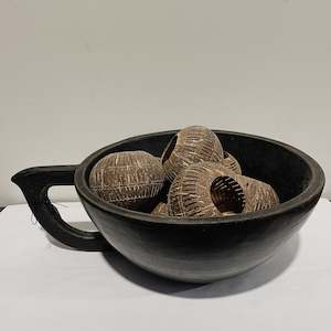 Jackfruit Bowl with handle BLACK