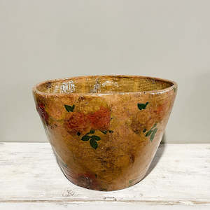 Antique Paper Bowl - LARGE