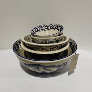 Blue & White Ceramic Bowl