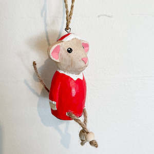 Wooden Hanging Mouse