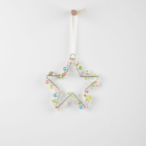 Storybook Hanging Beaded Star